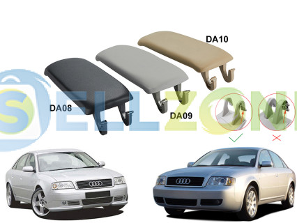 Τρία χρώματα δερμάτινου καπακού τεμπέλη χειροφρένου για AUDI A6 C5 1998-2005 - DA08-DA10