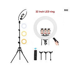 Τρίποδο Δαπέδου Ring Light 22 ιντσών με Βάση για Κινητά 210 cm - D82