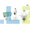 Κάμερα CCTV A6 WIFI 360 Dual Light - D93 - Изображение 7 - Sellzone.bg Κάμερα CCTV A6 WIFI 360 Dual Light - D93 - Изображение 7
