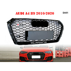 Κεντρική μαύρη μάσκα μπροστινού προφυλακτήρα RS4 RS για AUDI A4 B9 - DA51 - Sellzone.bg Κεντρική μαύρη μάσκα μπροστινού προφυλακτήρα RS4 RS για AUDI A4 B9 - DA51