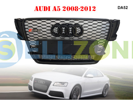 Κεντρική μάσκα για μπροστινή προφυλακτήρα τύπου RS για AUDI A5 8T - DA52