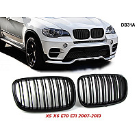 Διπλές M γρίλιες νεφρά BMW X5 E70 X6 E71 2007-2014 – DB31A - Sellzone.bg Διπλές M γρίλιες νεφρά BMW X5 E70 X6 E71 2007-2014 – DB31A