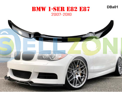Σπόιλερ μαύρου κάτω από τον μπροστινό προφυλακτήρα για BMW 1 E82 E88 - DBa01