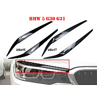 Δίχρωμα αυτοκόλλητα φρύδια φαναριών για BMW 5 G30 G31 - DBa16 DBa17