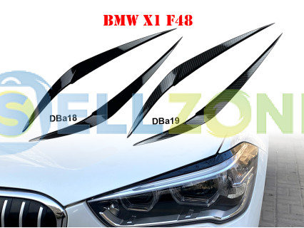 Φρύδια προβολέων δύο χρωμάτων για BMW X1 F48  - DBa18 DBa19