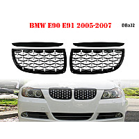 Διπλές γρίλιες νεφρά τύπου διαμαντένια νεφρά για BMW 3 E90 E91 - DBa32 - Sellzone.bg Διπλές γρίλιες νεφρά τύπου διαμαντένια νεφρά για BMW 3 E90 E91 - DBa32