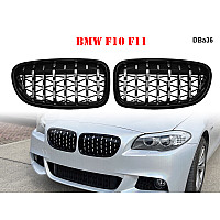 Διπλές γρίλιες νεφρά τύπου μαύρου διαμαντιού για BMW 5 F10 F11 - DBa36 - Sellzone.bg Διπλές γρίλιες νεφρά τύπου μαύρου διαμαντιού για BMW 5 F10 F11 - DBa36