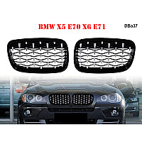 Διπλές γρίλιες νεφρά για BMW X5 E70 X6 E71 - DBa37 - Sellzone.bg Διπλές γρίλιες νεφρά για BMW X5 E70 X6 E71 - DBa37