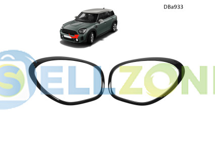 Μαύρα διακοσμητικά προβολέων για MINI R60 R61 – Σετ αριστερών και δεξιών δακτυλίων – DBa933