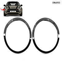 Μαύρα διακοσμητικά προβολέων για MINI F55 F56 F57 – Σετ δακτυλίων αριστερού και δεξιού τύπου – DBa935
