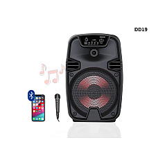 Ασύρματο ηχείο Bluetooth Karaoke + μικρόφωνο, γούφερ 6,5 ιντσών - DD19 - Sellzone.bg Ασύρματο ηχείο Bluetooth Karaoke + μικρόφωνο, γούφερ 6,5 ιντσών - DD19