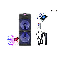 Φορητό ηχείο Bluetooth με υψηλή ισχύ + μικρόφωνο και τηλεχειριστήριο - DD22 - Sellzone.bg Φορητό ηχείο Bluetooth με υψηλή ισχύ + μικρόφωνο και τηλεχειριστήριο - DD22