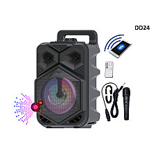 Ασύρματο ηχείο καραόκε Bluetooth με μικρόφωνο - DD24 - Sellzone.bg Ασύρματο ηχείο καραόκε Bluetooth με μικρόφωνο - DD24