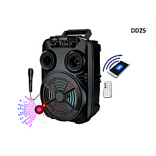 Ασύρματο ηχείο Super Bass με μικρόφωνο και τηλεχειριστήριο - DD25 - Sellzone.bg Ασύρματο ηχείο Super Bass με μικρόφωνο και τηλεχειριστήριο - DD25