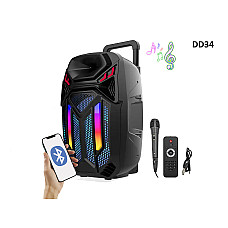 Ηχείο Karaoke Party με δύο μικρόφωνα και ηχείο 15 ιντσών - DD34 - Sellzone.bg Ηχείο Karaoke Party με δύο μικρόφωνα και ηχείο 15 ιντσών - DD34