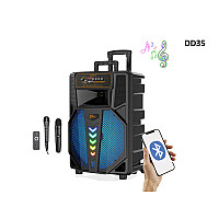 Πολυλειτουργικό ηχείο 15 ιντσών με δύο μικρόφωνα - DD35 - Sellzone.bg Πολυλειτουργικό ηχείο 15 ιντσών με δύο μικρόφωνα - DD35