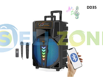 Πολυλειτουργικό ηχείο 15 ιντσών με δύο μικρόφωνα - DD35