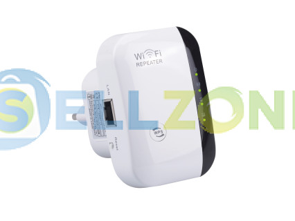 Ενισχυτής εμβέλειας Internet WiFi Λευκός επαναλήπτης με 4 ενδεικτικές λυχνίες – DD413