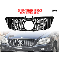 Μπροστινή γρίλια GT με ασημιές αποχρώσεις για Mercedes ML W164 05-09 AMG - DM48 - Sellzone.bg Μπροστινή γρίλια GT με ασημιές αποχρώσεις για Mercedes ML W164 05-09 AMG - DM48