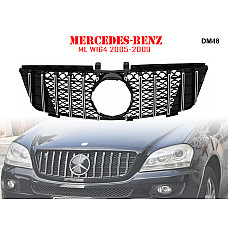Μπροστινή γρίλια GT με ασημιές αποχρώσεις για Mercedes ML W164 05-09 AMG - DM48 - Sellzone.bg Μπροστινή γρίλια GT με ασημιές αποχρώσεις για Mercedes ML W164 05-09 AMG - DM48