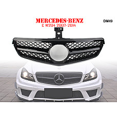 Μαύρη μπροστινή γρίλια για Mercedes C W204 08-14 - DM49 - Sellzone.bg Μαύρη μπροστινή γρίλια για Mercedes C W204 08-14 - DM49