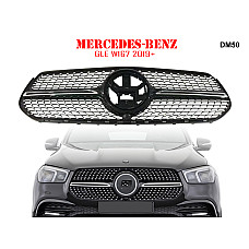 Μπροστινή γρίλια με ασημιές αποχρώσεις τύπου Diamond για Mercedes GLE W167 2019+ - DM50 - Sellzone.bg Μπροστινή γρίλια με ασημιές αποχρώσεις τύπου Diamond για Mercedes GLE W167 2019+ - DM50