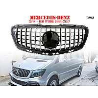 Μπροστινή γρίλια με ασημιές αποχρώσεις Mercedes Sprinter W906 13-17 - DM51