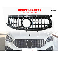 Μπροστινή γρίλια με ασημιές αποχρώσεις για Mercedes GLA H247 2020+ - DM56 - Sellzone.bg Μπροστινή γρίλια με ασημιές αποχρώσεις για Mercedes GLA H247 2020+ - DM56