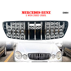 Μπροστινή γρίλια με ασημιές αποχρώσεις για Mercedes E W211 02-05. - DM64 - Sellzone.bg Μπροστινή γρίλια με ασημιές αποχρώσεις για Mercedes E W211 02-05. - DM64