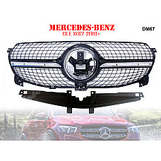 Μπροστινή γρίλια με ασημιές αποχρώσεις τύπου Diamond για Mercedes GLE W167 2019+ - DM67 - Sellzone.bg Μπροστινή γρίλια με ασημιές αποχρώσεις τύπου Diamond για Mercedes GLE W167 2019+ - DM67