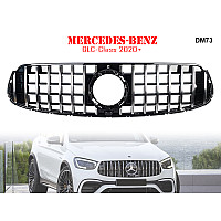 Μπροστινή γρίλια με ασημιές αποχρώσεις για Mercedes GLC X253 2019+ - DM73 - Sellzone.bg Μπροστινή γρίλια με ασημιές αποχρώσεις για Mercedes GLC X253 2019+ - DM73