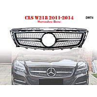Μπροστινή γρίλια με ασημιές αποχρώσεις τύπου Diamond για Mercedes CLS W218 11-14 . AMG - DM74 - Sellzone.bg Μπροστινή γρίλια με ασημιές αποχρώσεις τύπου Diamond για Mercedes CLS W218 11-14 . AMG - DM74