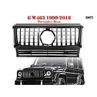 Μπροστινή γρίλια GT με ασημιές αποχρώσεις για Mercedes G Class W463 99-18. - DM77 - Sellzone.bg Μπροστινή γρίλια GT με ασημιές αποχρώσεις για Mercedes G Class W463 99-18. - DM77