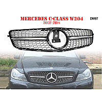 Μπροστινή γρίλια με ασημιές αποχρώσεις τύπου Diamond Mercedes C W204 Diamond Sport - DM87 - Sellzone.bg Μπροστινή γρίλια με ασημιές αποχρώσεις τύπου Diamond Mercedes C W204 Diamond Sport - DM87