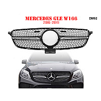 Μπροστινή γρίλια με ασημιές αποχρώσεις τύπου Diamond για Mercedes GLE W166 - DM92 - Sellzone.bg Μπροστινή γρίλια με ασημιές αποχρώσεις τύπου Diamond για Mercedes GLE W166 - DM92