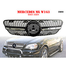 Μπροστινή γρίλια τύπου Diamond για Mercedes ML W163 1999-2004 - DM96 - Sellzone.bg Μπροστινή γρίλια τύπου Diamond για Mercedes ML W163 1999-2004 - DM96