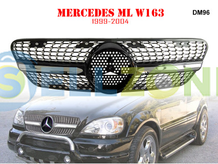 Μπροστινή γρίλια τύπου Diamond για Mercedes ML W163 1999-2004 - DM96