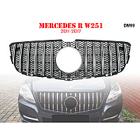 Μπροστινή γρίλια GT με ασημιές αποχρώσεις Mercedes R W251 2011-2017 - DM99 - Sellzone.bg Μπροστινή γρίλια GT με ασημιές αποχρώσεις Mercedes R W251 2011-2017 - DM99