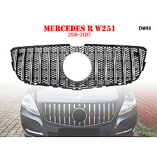Μπροστινή γρίλια GT με ασημιές αποχρώσεις Mercedes R W251 2011-2017 - DM99 - Sellzone.bg Μπροστινή γρίλια GT με ασημιές αποχρώσεις Mercedes R W251 2011-2017 - DM99