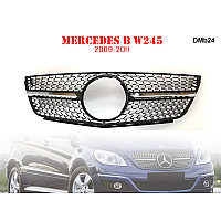 Μπροστινή γρίλια με ασημιές αποχρώσεις τύπου Diamond για Mercedes B W245 2009-2011 - DMb24 - Sellzone.bg Μπροστινή γρίλια με ασημιές αποχρώσεις τύπου Diamond για Mercedes B W245 2009-2011 - DMb24