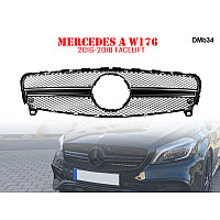Μπροστινή μαύρη μάσκα AMG για Mercedes A W176 - DMb34 - Sellzone.bg Μπροστινή μαύρη μάσκα AMG για Mercedes A W176 - DMb34