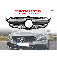 Γρίλια εμπρός προφυλακτήρα Mercedes C W205 Black AMG - DMb37 - Sellzone.bg Γρίλια εμπρός προφυλακτήρα Mercedes C W205 Black AMG - DMb37