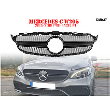 Γρίλια εμπρός προφυλακτήρα Mercedes C W205 Black AMG - DMb37 - Sellzone.bg Γρίλια εμπρός προφυλακτήρα Mercedes C W205 Black AMG - DMb37