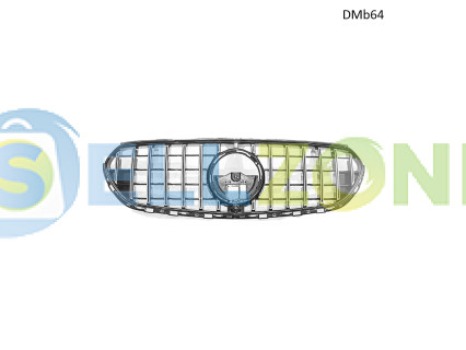 Μπροστινή μάσκα GT 2023 Mercedes-Benz GLC X254 – DMb64