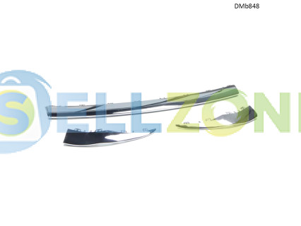 Χρωμιωμένες λωρίδες για αεροτομή μπροστινού προφυλακτήρα Mercedes C-Class W205 AMG 2019–2021 – DMb848