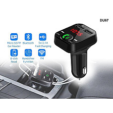 Πομπός Bluetooth FM με λειτουργία hands-free - DU67 - Sellzone.bg Πομπός Bluetooth FM με λειτουργία hands-free - DU67