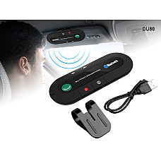 Bluetooth FM πομπός για το αντηλιακό σκίαστρο αυτοκινήτου, χρόνος ομιλίας 10 ωρών - DU80 - Sellzone.bg Bluetooth FM πομπός για το αντηλιακό σκίαστρο αυτοκινήτου, χρόνος ομιλίας 10 ωρών - DU80
