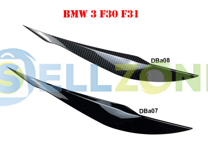 Φρυδάκια Φαναριών Δύο Χρωμάτων Μπροστινά για BMW 3 F30 F31 - DBa07 DBa08