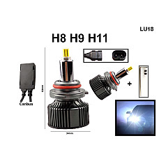 Ισχυροί λαμπτήρες LED H8 H9 H11 με ανεμιστήρα turbo - 72W – LU18 - Sellzone.bg Ισχυροί λαμπτήρες LED H8 H9 H11 με ανεμιστήρα turbo - 72W – LU18