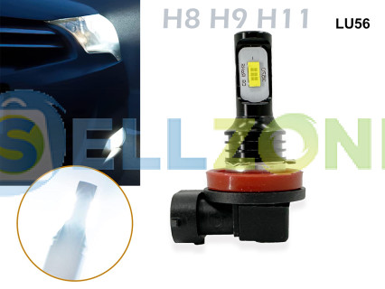 Λαμπτήρες LED αυτοκινήτου H8 H9 H11 6000k ανθεκτικοί στους κραδασμούς, υψηλής φωτεινότητας - LU56